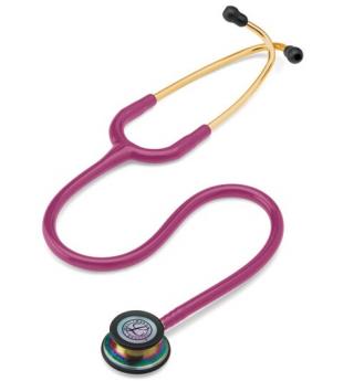 3M Littmann 一般型第三代聽診器-冰莓紅/炫彩聽頭5806